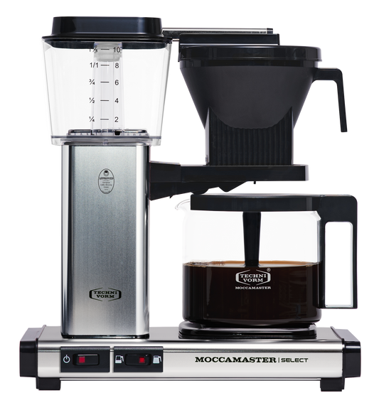 Moccamaster KBG Select Polished Silver – Filterkaffeemaschine
